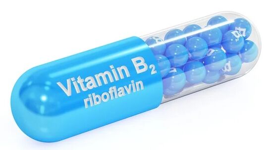 Oculax sudėtyje yra vitamino B2